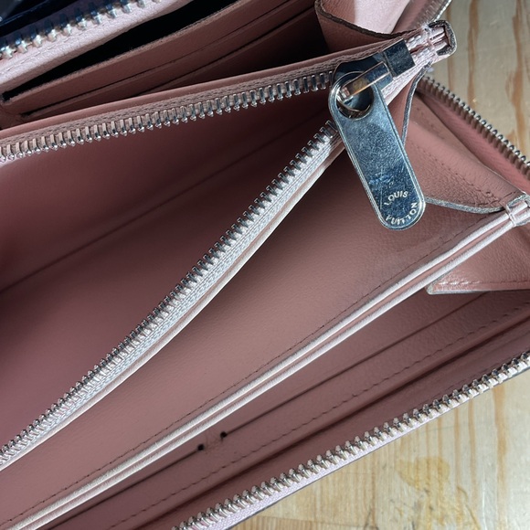 Louis Vuitton Zippy Wallet Mahina Leather Rose Jamin Pink - Picture 13 of 15